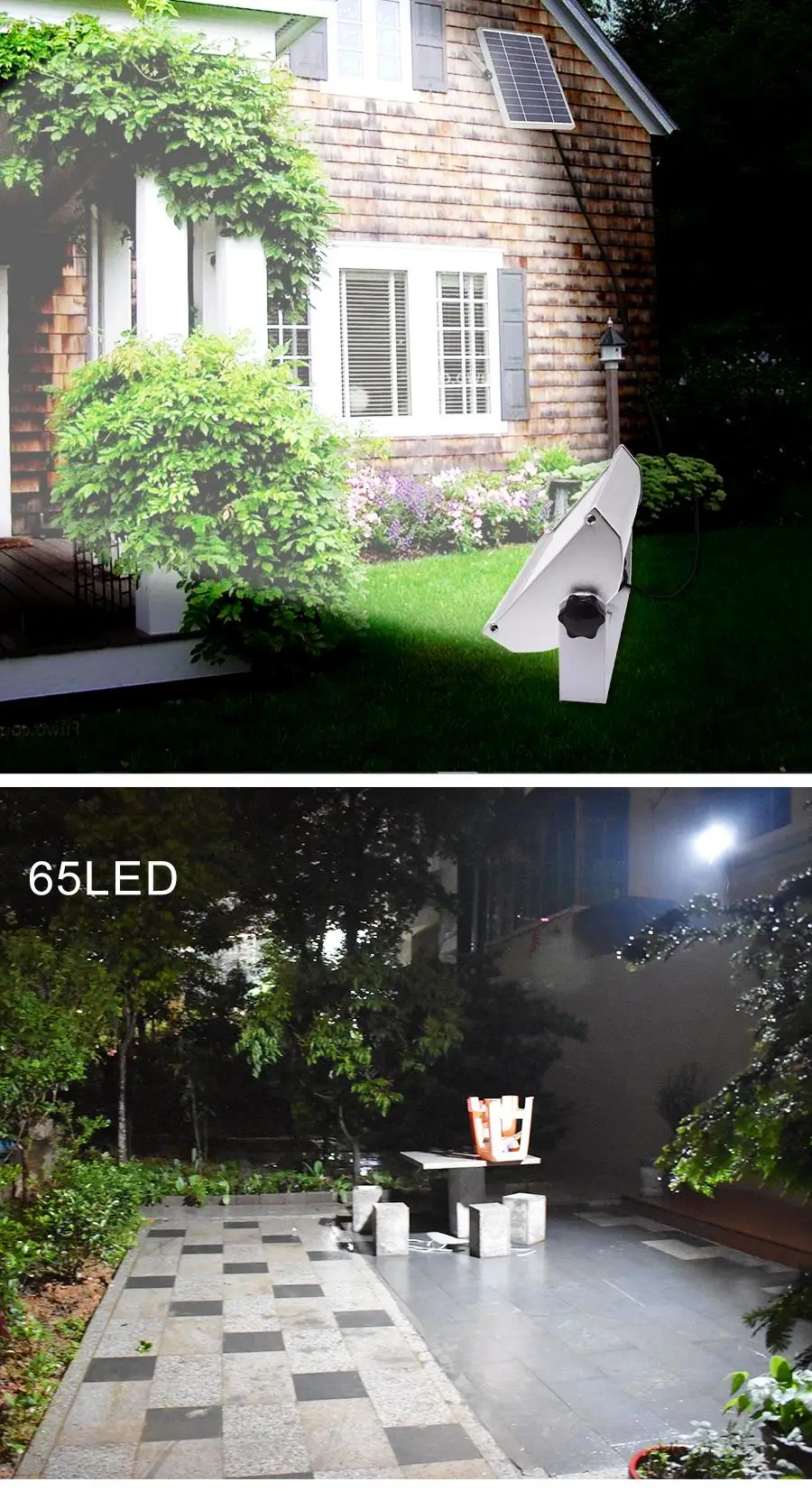 Solares do Jardim ao ar Livre à Prova Modo de Trabalho com Controle Remoto de Iluminação da Lâmpada de Luz Sensor de Movimento Luzes Água Leds Dois 1500lm d' 65 12 Dois Modo de Trabalho Com Controle Remoto