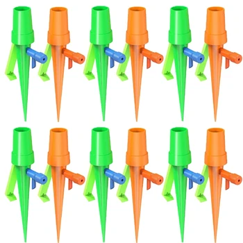 

Plant Automatic Watering Nail System 16 Pieces with Slow-Release Control and Anti-Tilt Stand for All Bottles