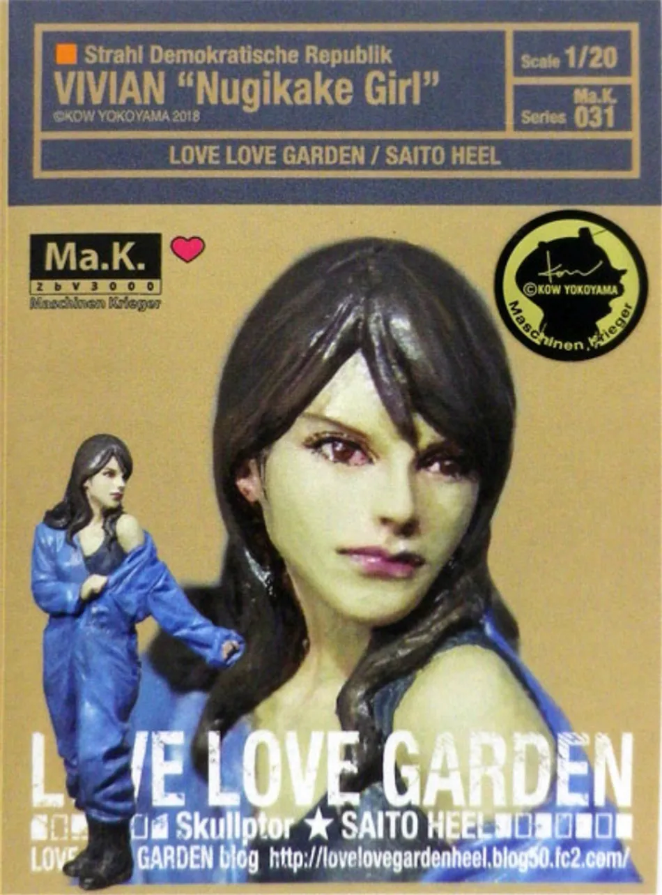 Resin Figure 1/20 Scale Model Kit Repairwoman Girl GK Assembly Models