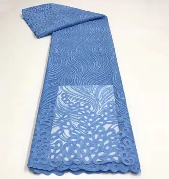 

New Latest 2020 New Arrival African Guipure Lace Fabric Material Nigerian Cord French Water Soluble Lace Fabrics For Dress