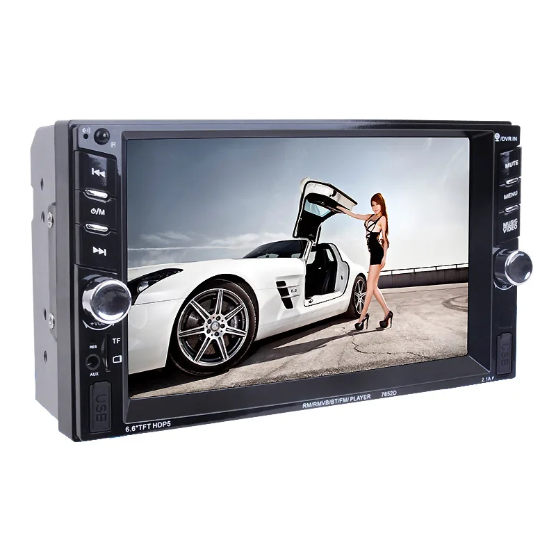 7652D автомобильный MP5 автомобильный двойной CarPlay Apple соединение MP5 мобильный телефон соединение