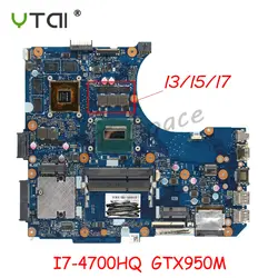 YTAI REV: 2,1 I7-4720HQ для ASUS G551JM N551J N551JM N551JW N551JW N551JQ N551JX N551JK материнская плата для ноутбука 100% Тесты