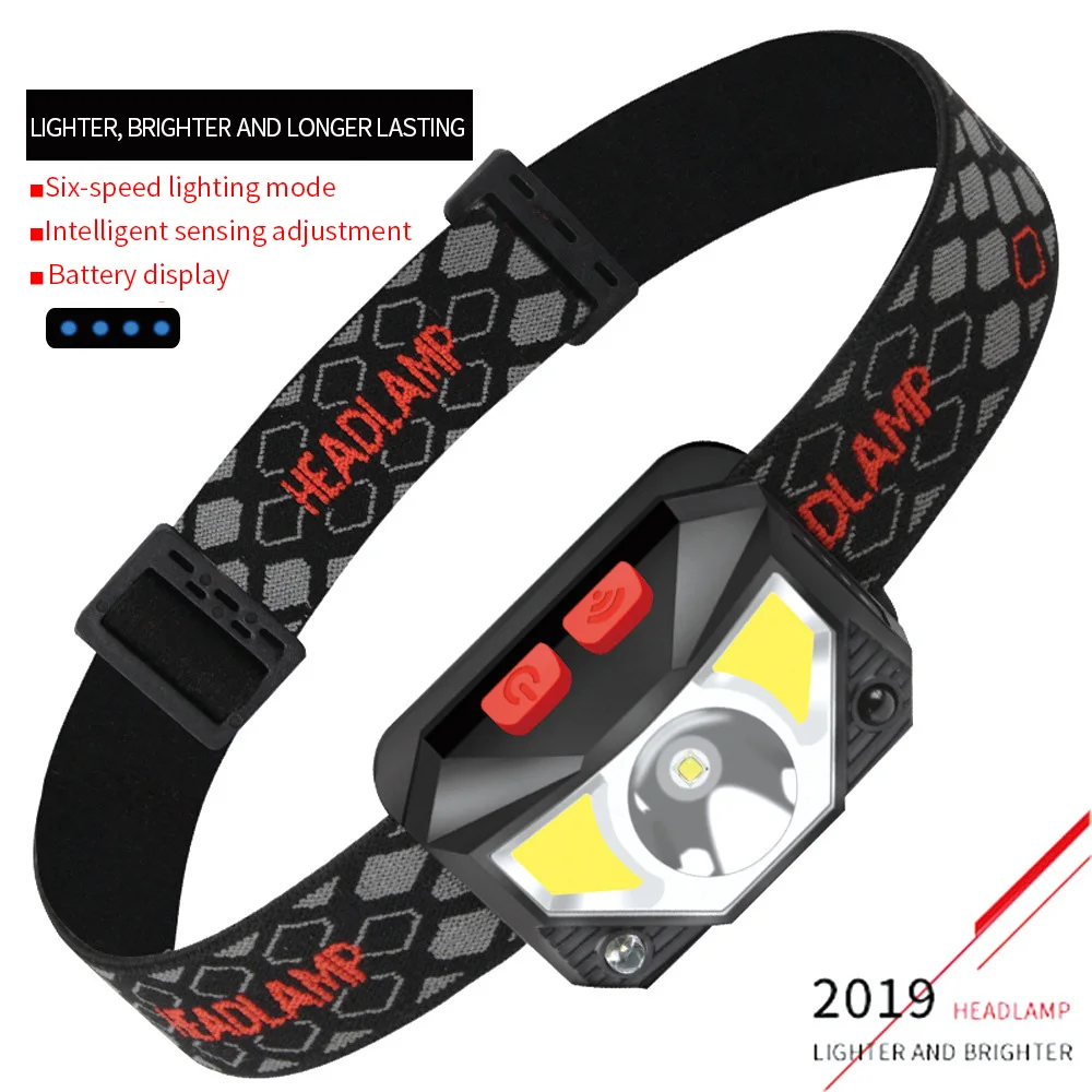 Фары для кемпинга, рыбалки, usb зарядка, индукционные фары, новые