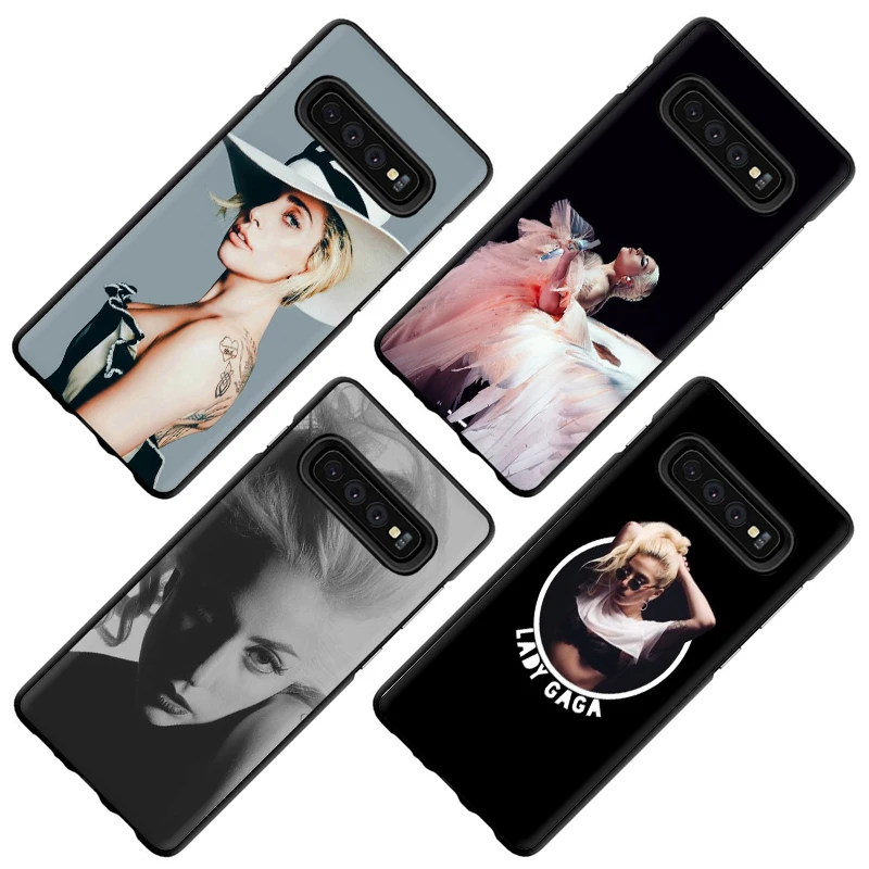 EWAU Lady Gaga силиконовый чехол для телефона для Samsung Galaxy S6 S7 край S8 S9 S10 плюс S10e Note 8, 9, 10, M10 20 30 40