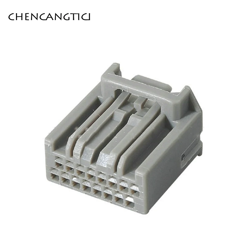 

2sets 1mm 16 Pin Automotive Unsealed Female Electrical Wire Harness Connector Plug With Terminals DJ7165C-1-21 For Honda