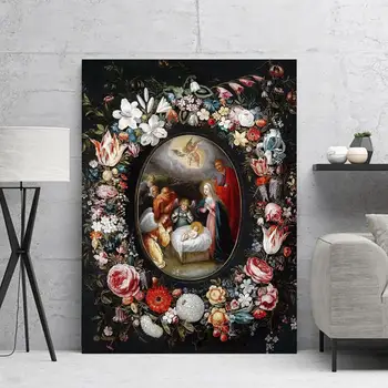 

Canvas Painting Wall Artwork Printed 1 Panel Flower Famous Poster Home Decoration For Modern Style Living Room Modular Pictures