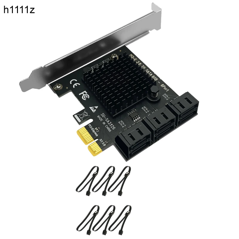 Переходник с 6 портами SATA 3 0 на PCI Express X1 ГБ | Компьютеры и офис