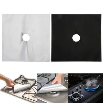 

4pcs BBQ Paper Barbecue Pad Non Stick Cook Clean Paper Heat-Resistant Pad BBQ Line Cooking Kitchen Tool for Gas Stoves 2020