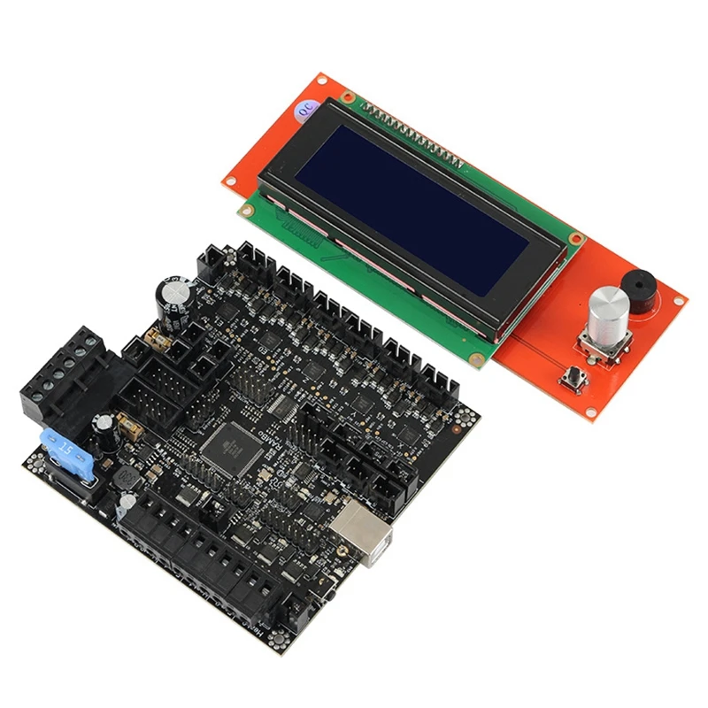 3D Printer RAMBo 1.4 Motherboard Integrated Board+2004LCD Screen Main Control Board Kit for Lulzbot Taz6