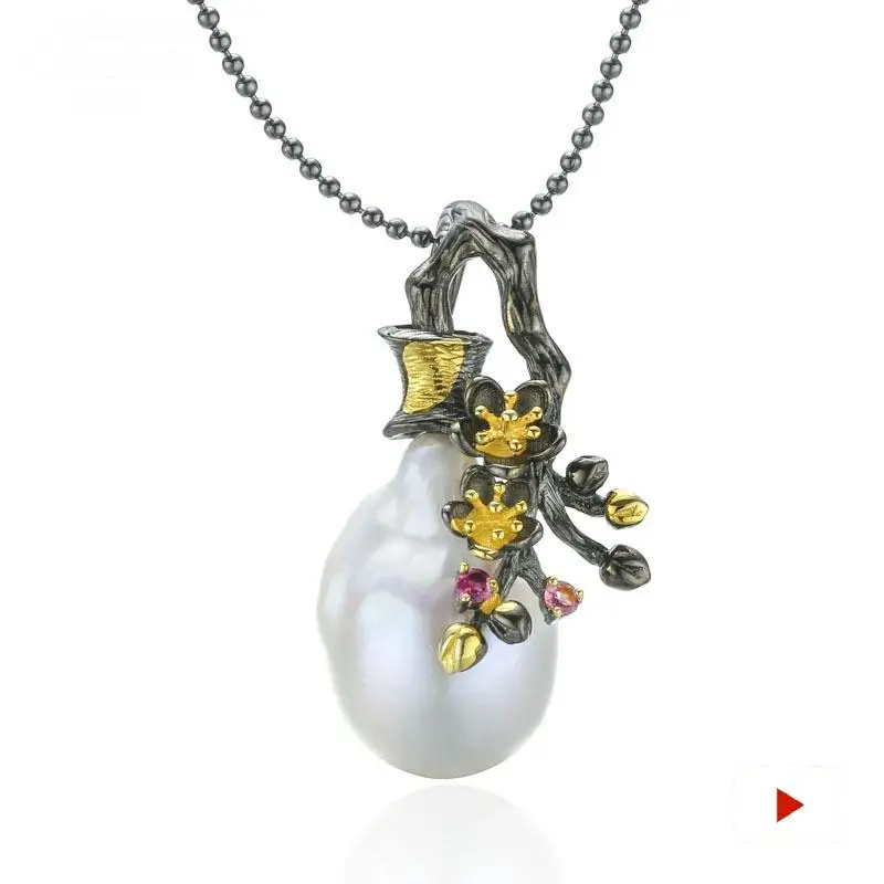 Простой кулон в виде ракушки из стерлингового серебра S925 пробы для ожерелья