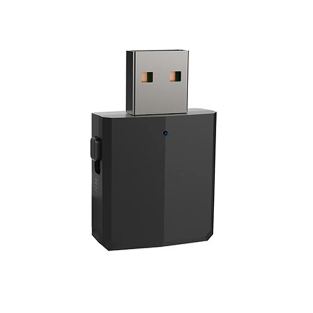 Черный 5,0 USB Bluetooth передатчик для телевизора 3,5 мм Мини Автомобильный Bluetooth aux-приемник стерео музыка с переключатель беспроводной адаптер d29 - Цвет: Черный