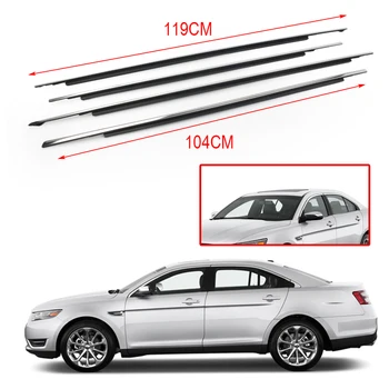 

For Ford Taurus 2010-2019 Car Door Seal Belt Stip Weatherstrip Window Moulding Trims