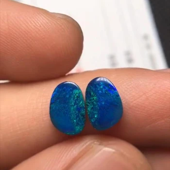 

A1223 Australia Origin 1.845ct Natural Double-layers Opals Loose Gemstones Loose Beads for Jewelry Making for Earrings Making