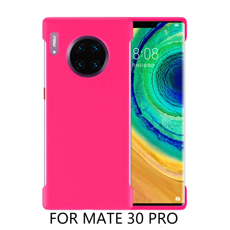 Высококачественный защитный силиконовый чехол для HUAWEI mate 30 Pro, мягкий чехол для HUAWEI mate 30, чехол mate 30 Pro 5G, задняя крышка - Цвет: Rose - MATE 30 Pro