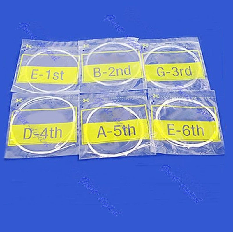 XISAOK 6 Pieces New Full Set Classical Alloy&Nylon Guitar Strings A106 
