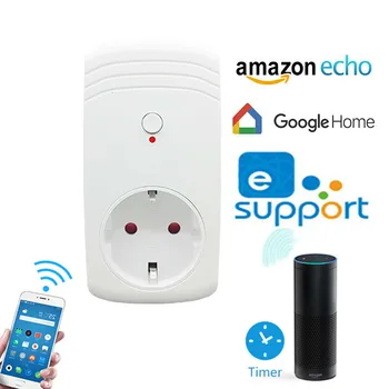 

European standard WIFI Socket Remote control Timing switch Alexa Google home European regulation Korea
