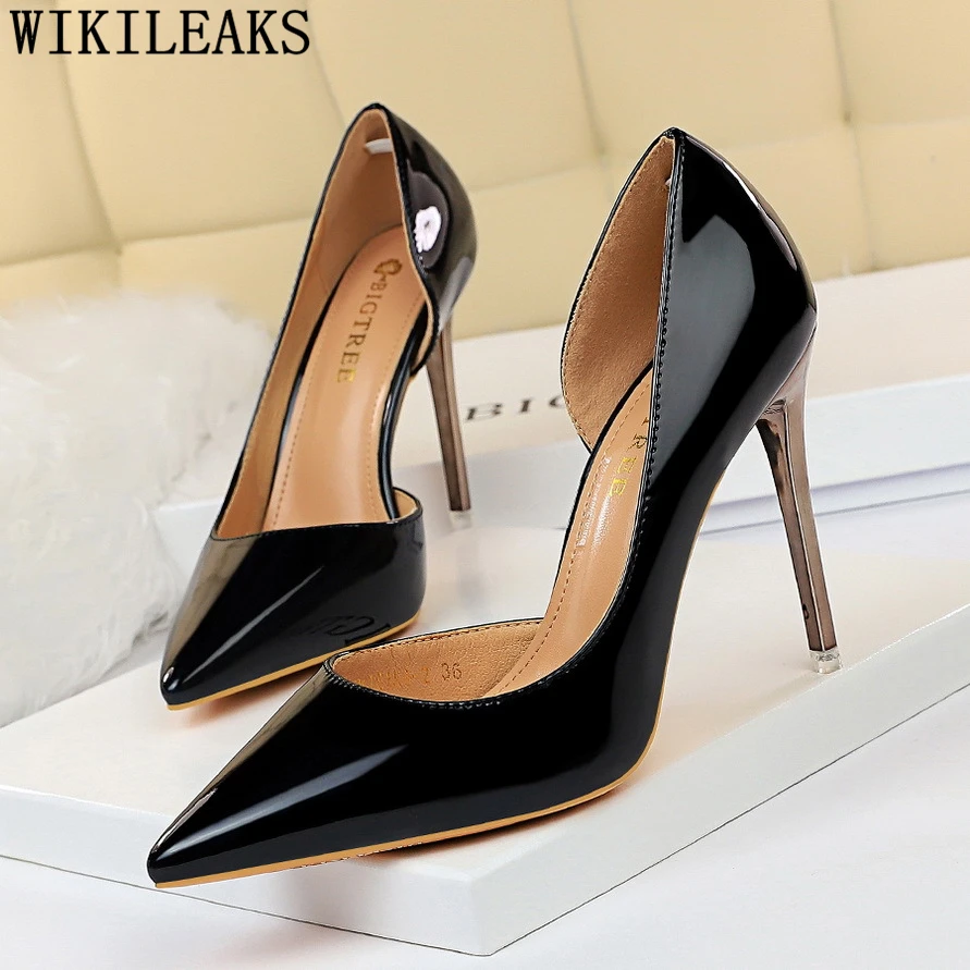 Zapatos de fiesta de tacón de aguja para hombre y mujer, calzado Sexy  fetiche, de verano, color negro, 2022|Zapatos de tacón de mujer| -  AliExpress