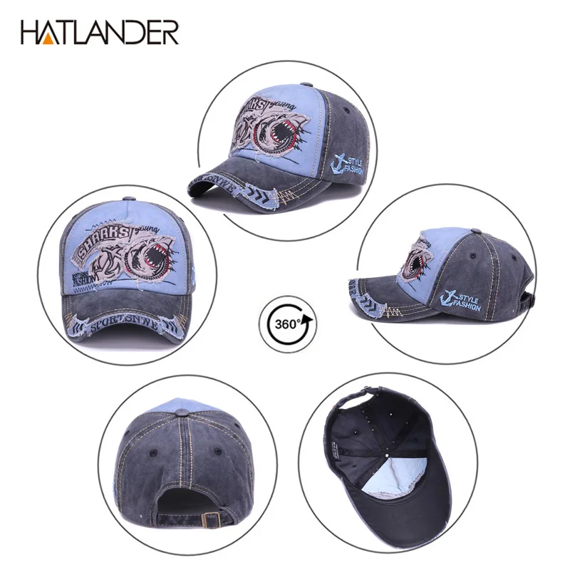 HATLANDER модные спортивные кепки наружные кепки для пробежек винтажная шляпа для папы 5 панелей Кепка с защелкой аппликация из хлопка Бейсболка с вышивкой