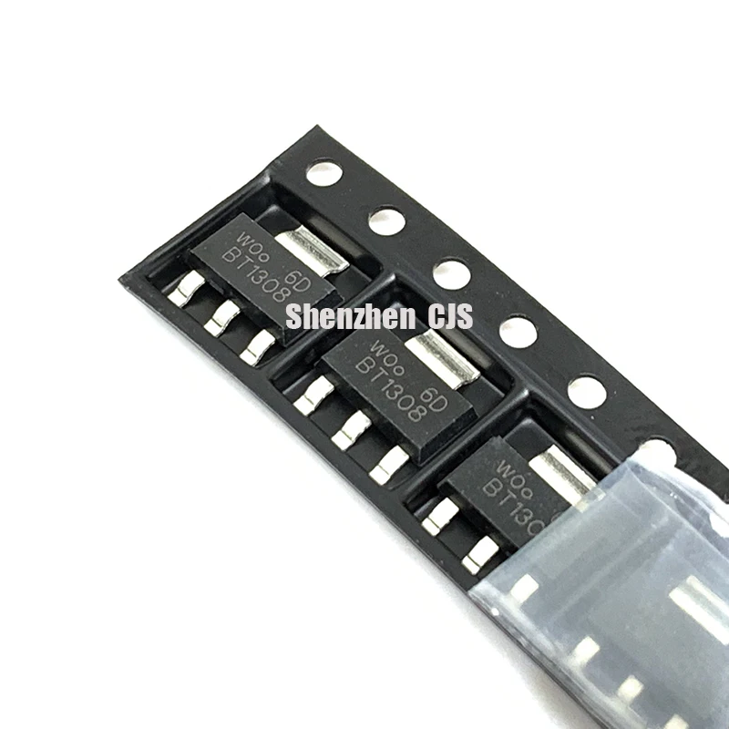 100% Оригинальный 50 шт. BT1308 BT1308W BT1308W-600D 115 TRIAC SENS ворота 600V 0.8A SC73 | Электроника