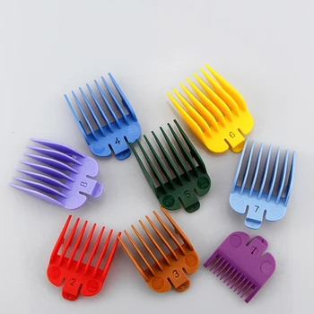 

8Pcs Universal Hair Clipper Limit Comb Guide Attachment Size Barber Replacement