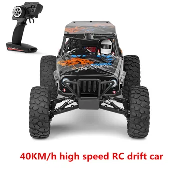

2019 New 2.4G 40KM/H high speed RC drift car Toy 10428-A2 4WD climbing Off-road RC truck With 540 brush motor stunt RC SUV Gifts