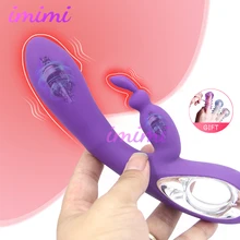 Double Rotator Rabbit Vibrator G Spot Clitoris Stimulator USB Rechargeable Female Masturbation Dildo Vibrator Sex Toy for Woman Double Rotator Rabbit Vibrator G Spot Clitoris Stimulator USB Rechargeable Female Masturbation Dildo Vibrator Sex Toy for Woman