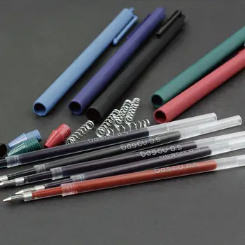 

5pcs/set Gel Pen Set 0.55mm Retro Frosted Rod Gel Pen Dry Writing Pens Ball Quick Stationery Ink Ink Gel Pen Roller School O5V1