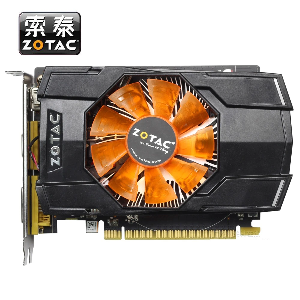 ZOTAC GTX 750 Ti 2GD5 Graphics Cards GDDR5 128Bit Video Cards GTX 750Ti 2GB GM107 PC Map For NVIDIA GT700 GTX750Ti-2GD5 Used