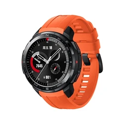 Fashion Sport Watch Strap - Soft Silicone Replacement Wristband Accessories (Orange)