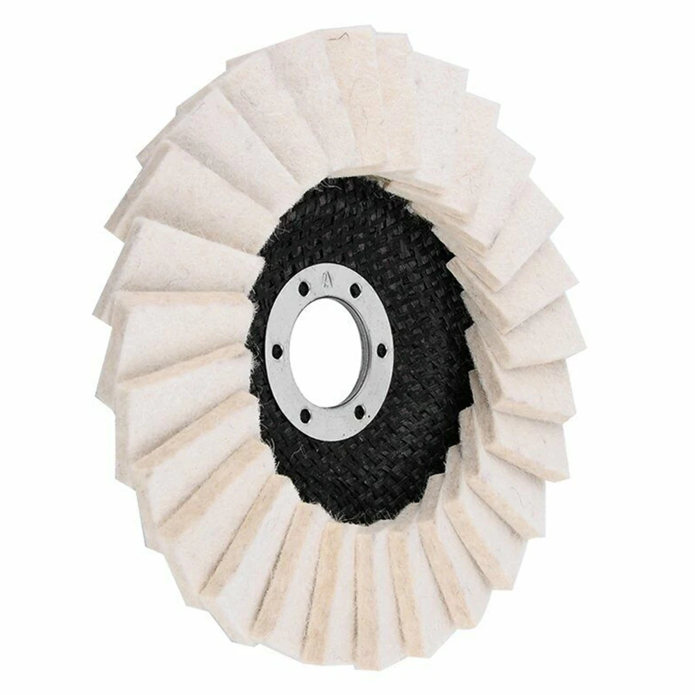 1pc 125mm Polishing Wheels 5 Inch Felt Wool Buffing Polishers Pad Wheel