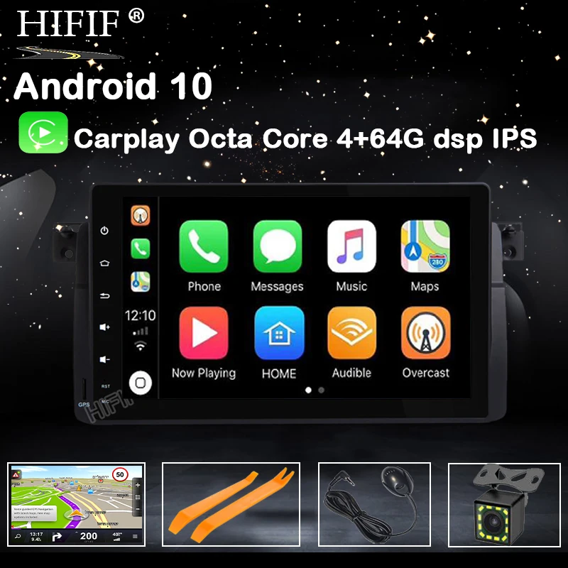 Автомобильный мультимедийный плеер Android 10 1 шт. для BMW E46 M3 Rover 75 Coupe навигация DVD