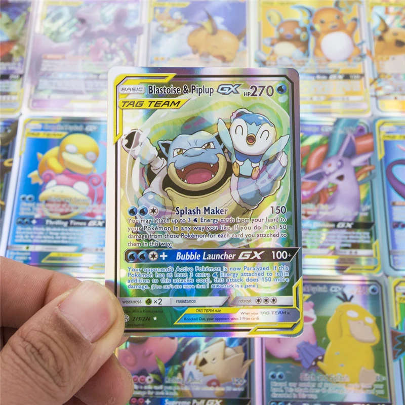 2022 New Pokemon Cards 60GX Tag Team 30 V Vmax 20EX MEGA Energy Game Battle Carte Trading Collection Cards Toys Children Gifts