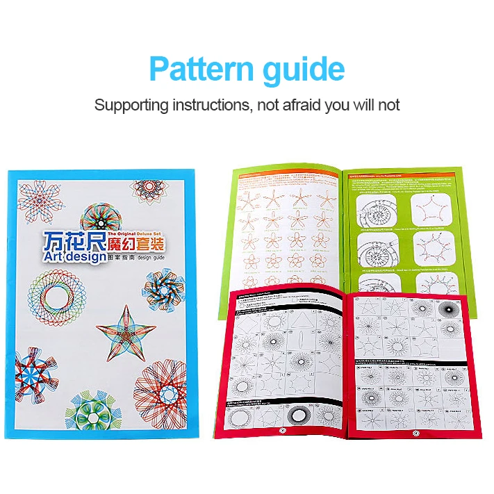 

1 Set Art Painting Templates Kaleidoscope DIY Rock Paint Artist Canvas Wood Furniture Cards Puzzle Teaching Stationery