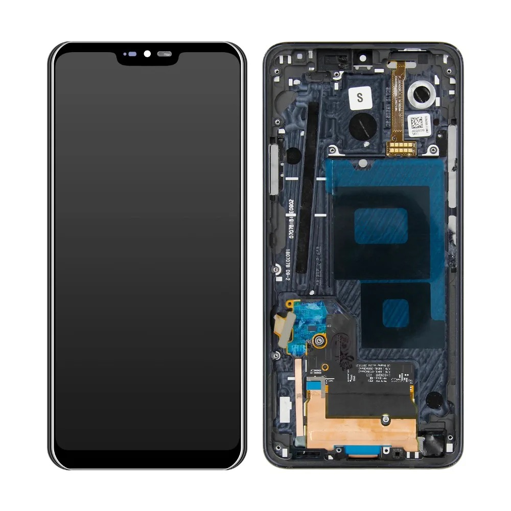 ЖК-дисплей для LG G7 G710 G710EM G710PM G710VMP ЖК-дисплей с сенсорным экраном дигитайзер сборка Рамка для LG G7 thinQ lcd