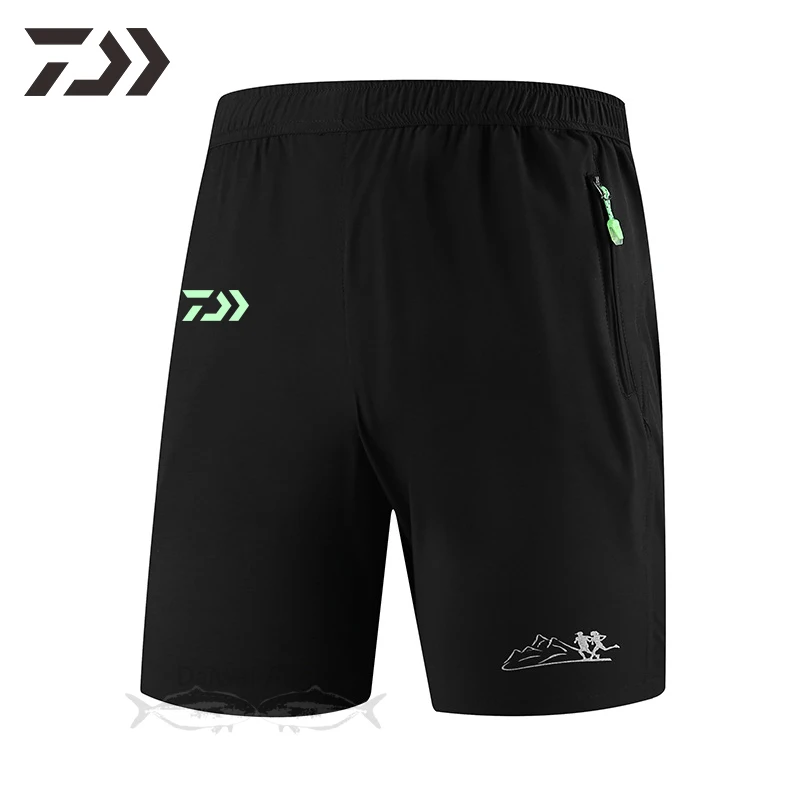 Calças dos Homens para o Verão Calças de Pesca Roupas de Pesca Daiwa Secagem Rápida Impressão Homens Praia Shorts Esportes Multi-bolso Zíper M-9xl 11 Cheap Calções de pesca