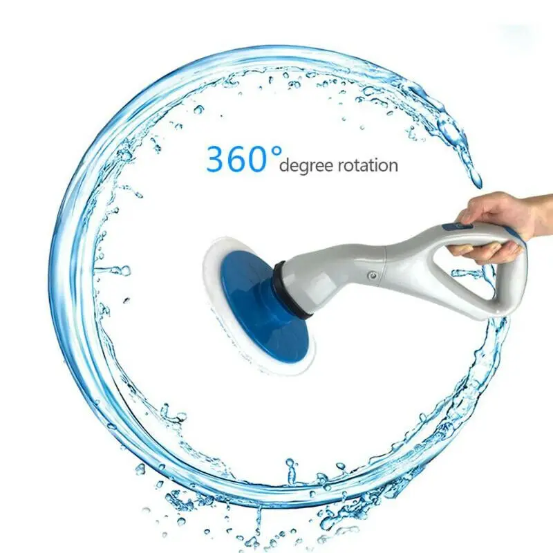 

Hurricane Muscle Scrubber Electrical Cleaning Brush for Bathroom Bathtub Shower Tile QP2