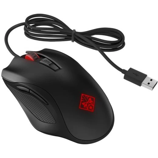 Мышь HP Omen 600 черный/красный оптическая USB игровая(6but