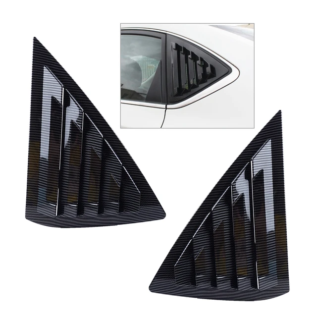 Beler Carbon Faser Stil Auto Hinten Fenster Jalousie Vent Abdeckung Fit Für  Nissan Sentra Limousine 2013 2014 2015 2016 2017 2018 2019 - AliExpress