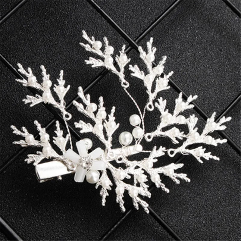 

NEW Silver Tree Bridal Hairpin Jewelry Accessories Statement Ziron Bridal Hairpin Hair Forks Pearls Rhinestone Hair Clips Stick