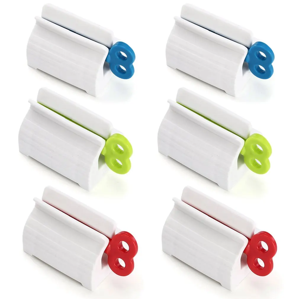 

6pcs Multi-Function Toothpaste Squeeze Cleanser Squeeze Manual Toothpaste Clip Cleaning Supplies Toothpaste Companion Squeezer