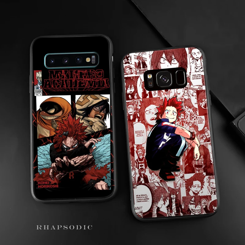 Eijiro Kirishima Boku no Hero Академия аниме чехол для телефона Samsung galaxy s8 s9 s10e s10 note 8 9 10 Plus |