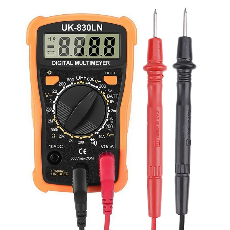 DT83B/M300 ЖК-цифровой мультиметр AC/DC Ручной Тестер измеритель напряжения Карманный современный Омметр токовые клещи Тестер - Цвет: UK-830LN
