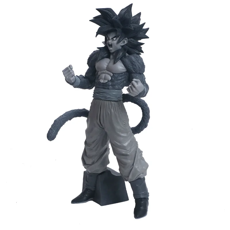 Аниме Dragon Ball QLZ супер мастер звезды кусок Супер Saiyan 4 Goku фигурка экшн Сон Гоку щетка ПВХ Коллекционная модель игрушки