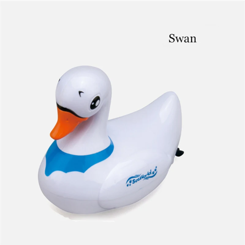 Eva2king Electric Newly Baby RC Animal Boats Bath Toys With 2.4GHZ Remote Control Cartoon Animals Boats For Chidlren Birthday