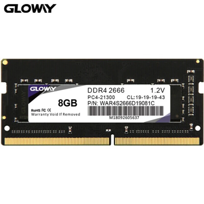 Gloway DDR4 8 GB 2666mhz DIMM Memoria RAM 16GB 3200mhz SODIMM