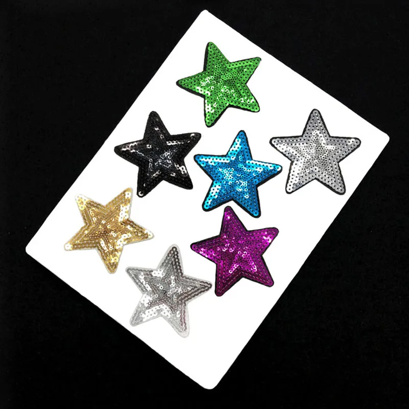 sequin star patches for clothes 1