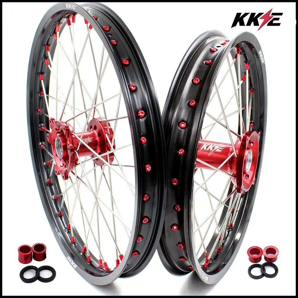 KKE 21 18 Speichen Enduro R der Set Felgen F r HONDA CRF250R 2014 2021 