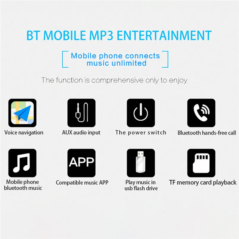 SU-8600 12V car MP3 card BT MP3 digital amplifier car mp3 player u disk radio Smart Wendeng BT link 50AUG120