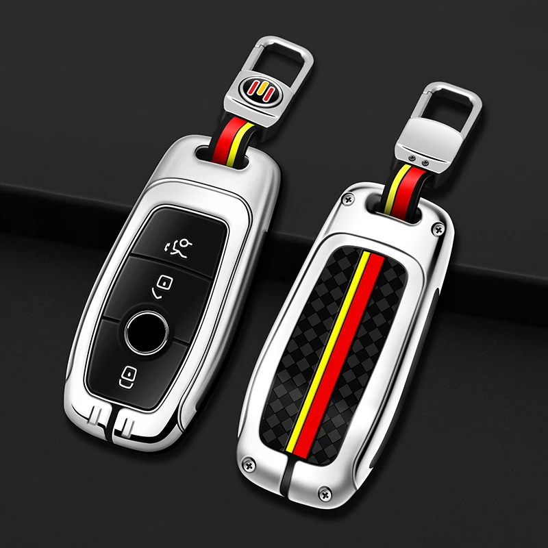 Portachiavi-in-metallo-con-telecomando-per-auto-portachiavi-per-Mercedes-Benz-classe-A-C-E-S.jpg Portachiavi in metallo con telecomando per auto portachiavi per Mercedes Benz classe A C E S classe G GLC CLE CLA GLB GLS W177 W205 W213 W222 X167 borsa AMG - Portachiavi in metallo con telecomando per auto portachiavi per Mercedes Benz classe A C E S