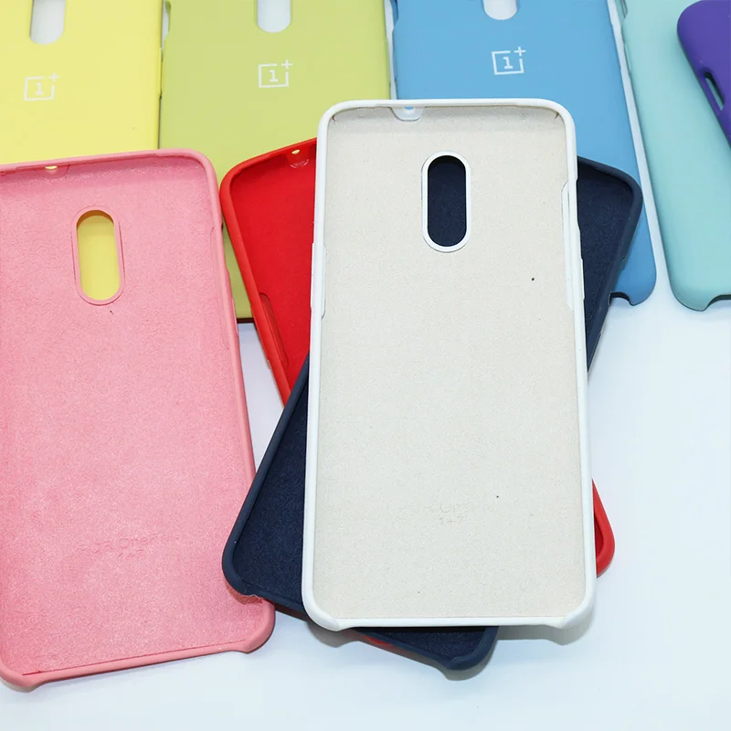 Чехол oneplus 7 из жидкого силикона для pro 6 t 7t однотонный оригинальный тонкий мягкий